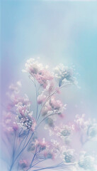 Obraz premium Sof-colored flower by Generative AI