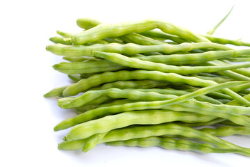 Rat-tailed radish. Fresh organic vegetables