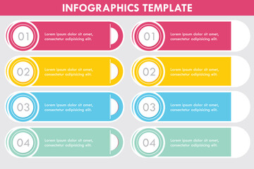 Infographic  element. Set of Business infographic template Vector illustration