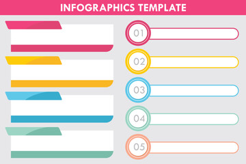 Infographic  element. Set of Business infographic template Vector illustration