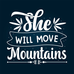Obraz premium Typography Quotes and motivational t-shirt design