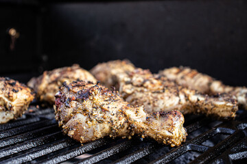 meat on the grill
