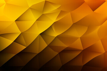 Gradient yellow abstract 3D high contrast background banner wallpaper or header, graphic element or resource