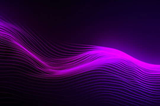 Gradient purple abstract 3D high contrast background banner wallpaper or header, graphic element or resource