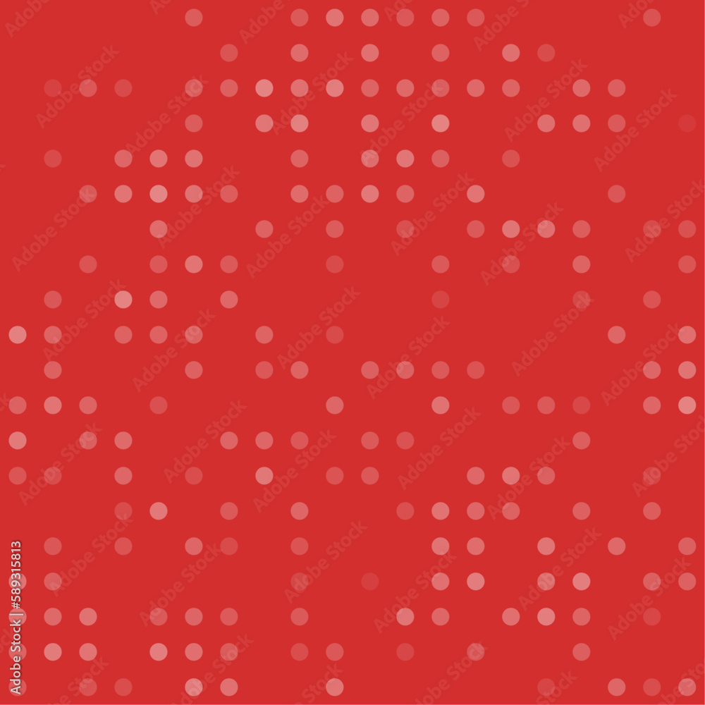 Poster abstract seamless geometric pattern. mosaic background of white circles. evenly spaced shapes of dif
