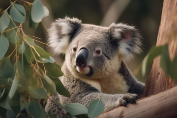 Playful Koala
