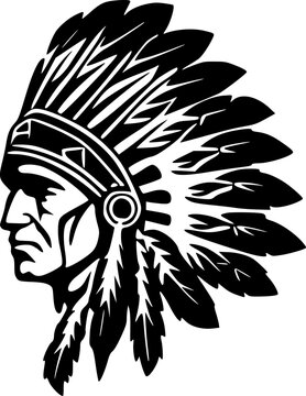 recommend clip art: Chiefs | Minimalist and Simple Silhouette - Vector illustration