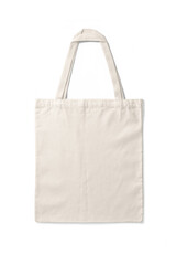 Blank tote canvas bag mockup isolated on a transparent background, PNG. High resolution. - obrazy, fototapety, plakaty