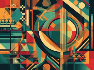 A dynamic and bold geometric design