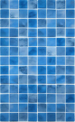 Blue mosaic tile background. stonewall, rock texture. Close-up. Stone background for design. Nature backdrop