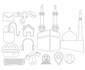 set of images of the landmarks