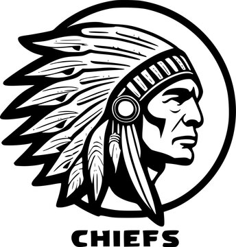 Chiefs - High Quality Vector Logo - Vector illustration ideal for T-shirt graphic