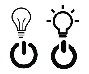 power icon set. Collection of green energy icons. Icons for renewable energy, green technology. Flat style icon. Environmental sustainability simple