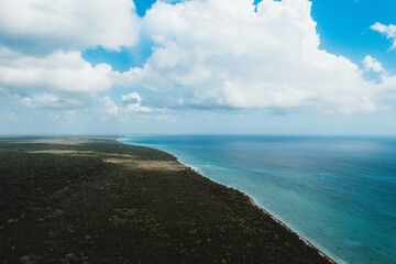 Mar Caribe, Paisaje Aereo. 