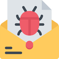 design vector image icons mail virus