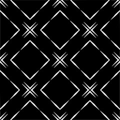 Black and white abstract patterns.Seamless monochrome repeating pattern for web page, textures, card, poster, fabric, textile.