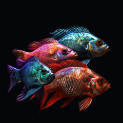 Fototapeta premium Colorful Fish