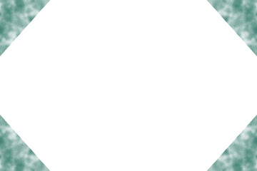 緑色の木炭テクスチャのひし形フレーム素材(透過)