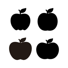 Apple icon vector illustration. Apple sign and symbols for web design.