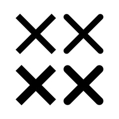 Obraz premium Close icon vector illustration. Delete sign and symbol. cross sign