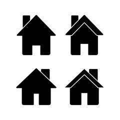 Home icon vector illustration. House sign and symbol