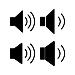 Speaker icon vector illustration. volume sign and symbol. loudspeaker icon. sound symbol