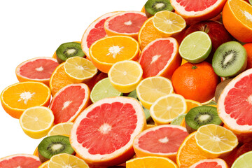Fructe izolate pe un fundal transparent