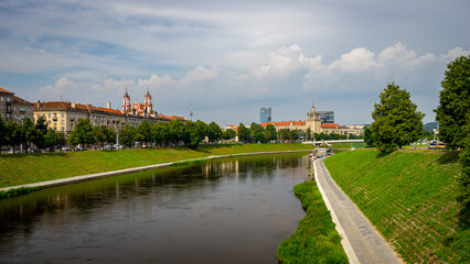 Vilnius, Lithuania - Views along the Neris river