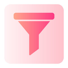 funnel gradient icon