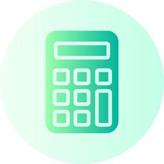 calculator gradient icon