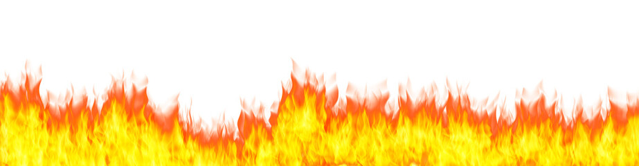 Fire flame effect element