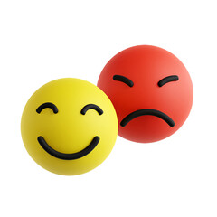 3d emotions illustration