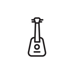 Guitar Music Instrument Outline Icon