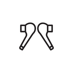 Earphone Music Audio Outline Icon