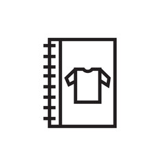 Cloth Sketch Dress Outline Icon