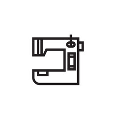 Machine Sew Sewing Outline Icon