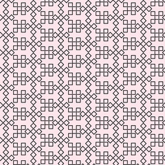 Seamless abstract geometric pattern on light background Vector