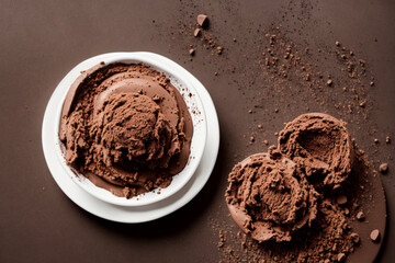 chocolate ice cream. Generative AI