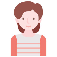 female avatar flat icon