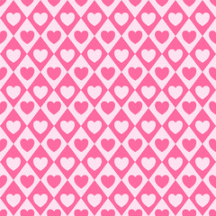seamless pattern with hearts