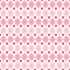 seamless pattern with hearts