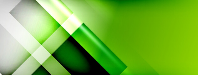 Light and shadow squares and lines abstract background