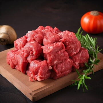 Preparando card&aacute;pio de carne vermelha criado por IA
