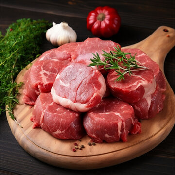 Preparando card&aacute;pio de carne vermelha criado por IA