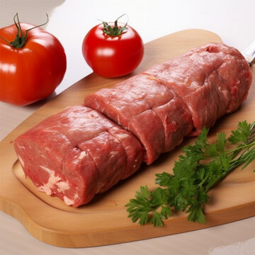 Preparando card&aacute;pio de carne vermelha criado por IA