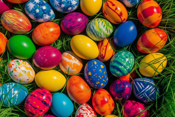 Fototapeta na wymiar Imaginative Easter Joy: Eggs