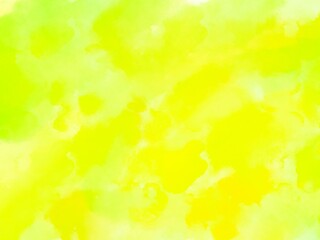 Fototapeta na wymiar Yellow abstract watercolor background