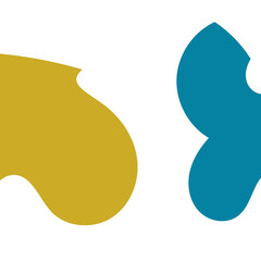 Blob Organic Colorful Background 