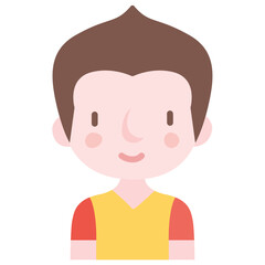 boy avatar flat icon