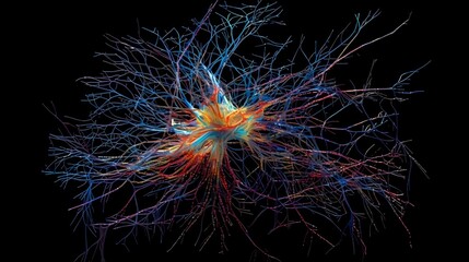 Stunning Neuron Images Background, Made with Generative AI